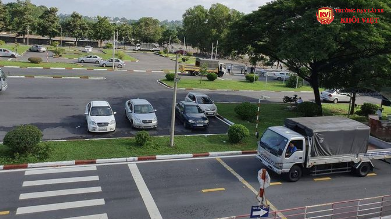 Toàn cảnh sân sát hạch